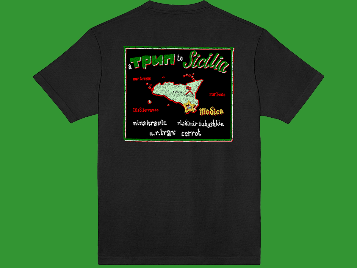 black трип to sicilia t-shirt