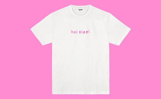 white hot steel t-shirt