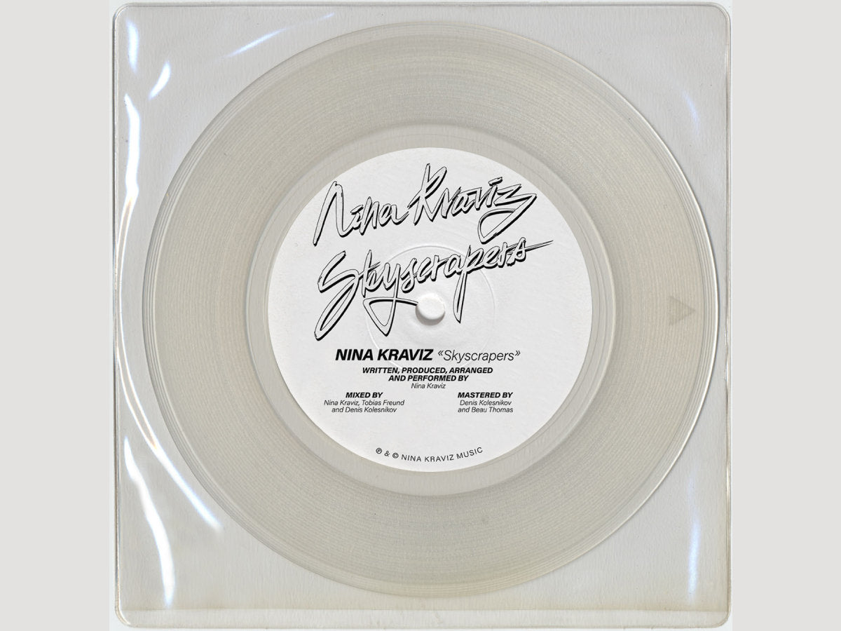 skyscrapers - limited edition 7" clear vinyl