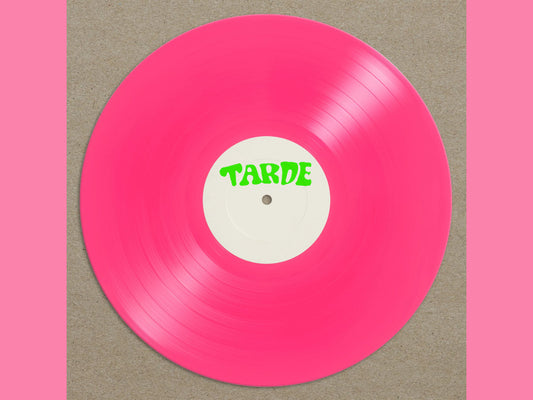 tarde (remixes) - 12" pink coloured vinyl