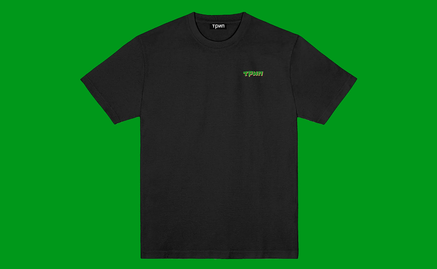 black трип to sicilia t-shirt